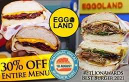 Eggland National Halal Burger Day London Fitzrovia